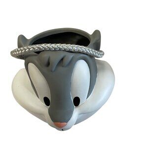Baby Looney Tunes Sylvester Ceramic Basket Planter With Rope Handle 100-86
